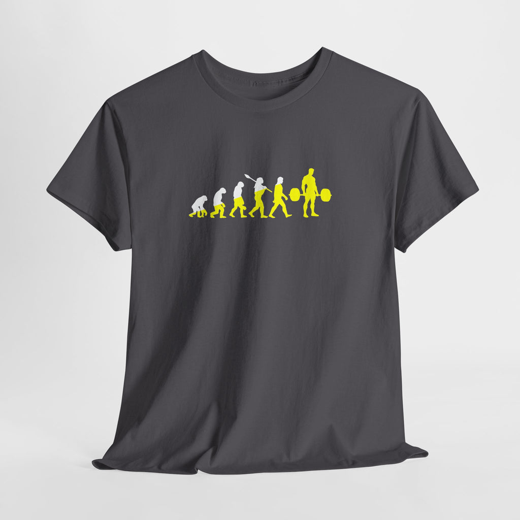 Weightlifting Evolution tee in Charcoal – flat front