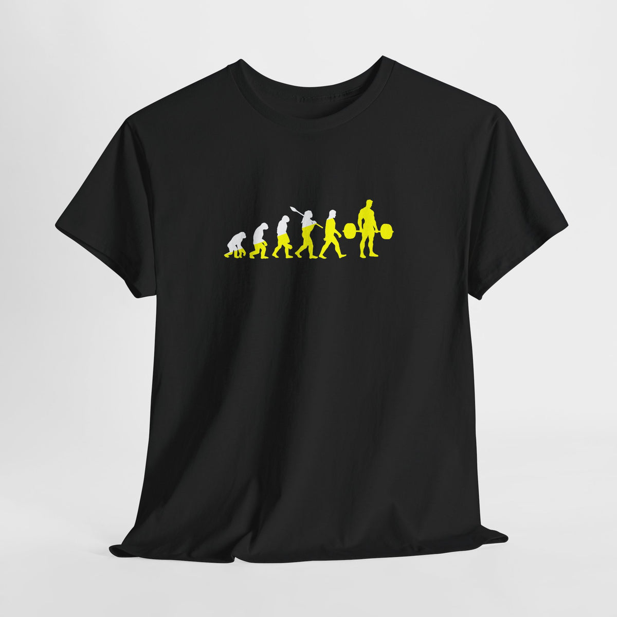 Weightlifting Evolution tee in Black – flat front